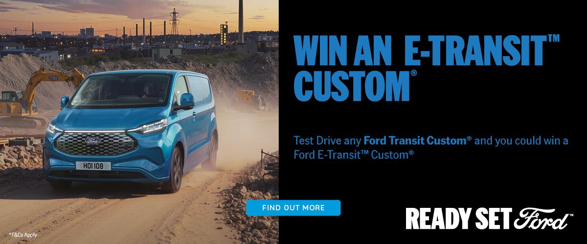 Win An E-Transit Custom