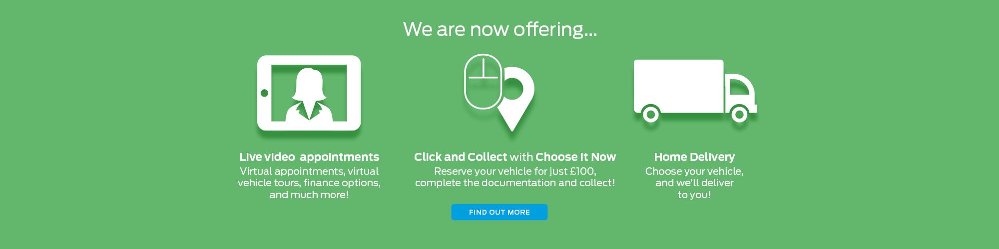 Covid buying options banner