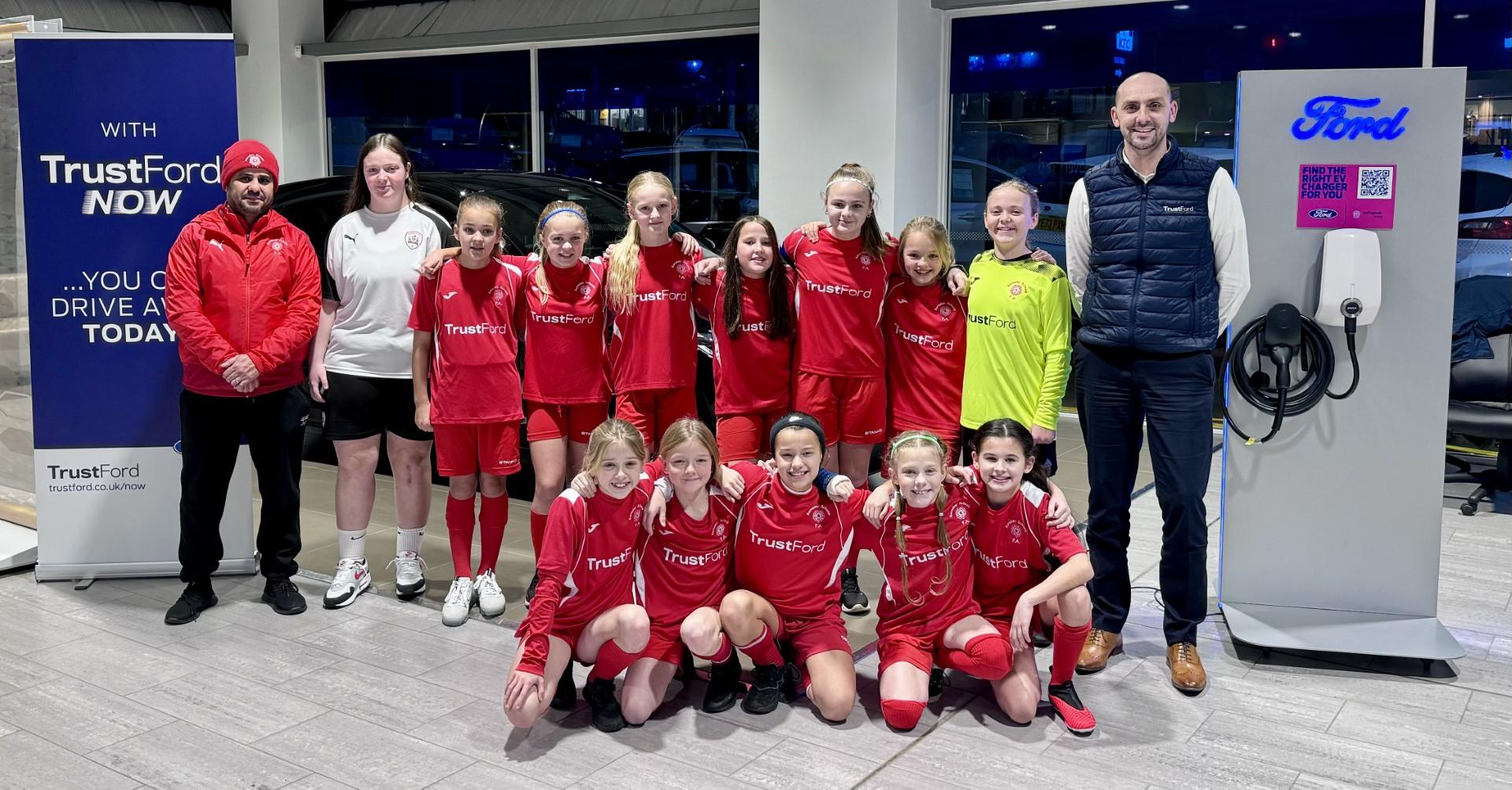 TrustFord sponsors local U11’s football team