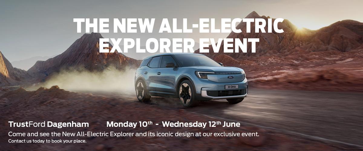 The New All-Electric Explorer Event
