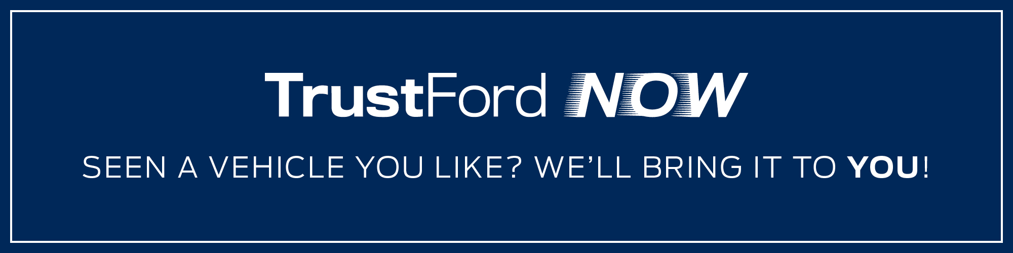 Bring It To Me Now Banner