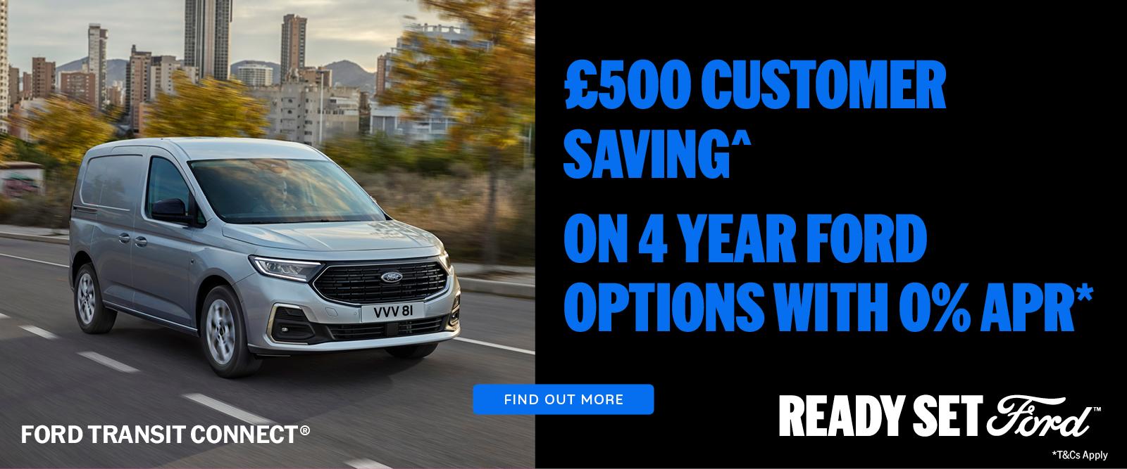 Ford Transit Connect Offer Banner