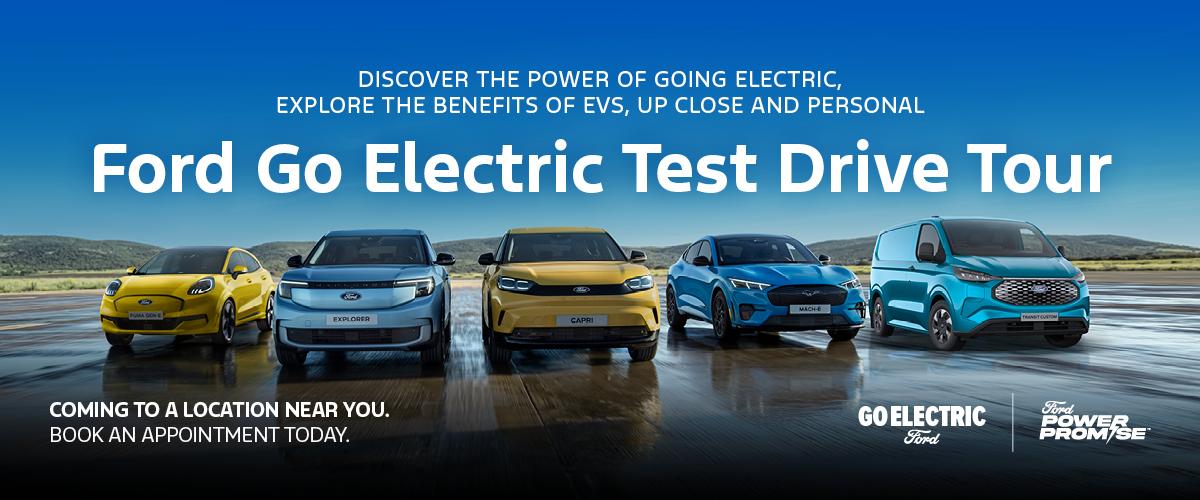 Ford E-Truck Tour Banner