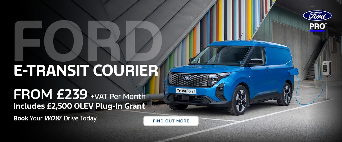 Ford E-Transit Courier Banner