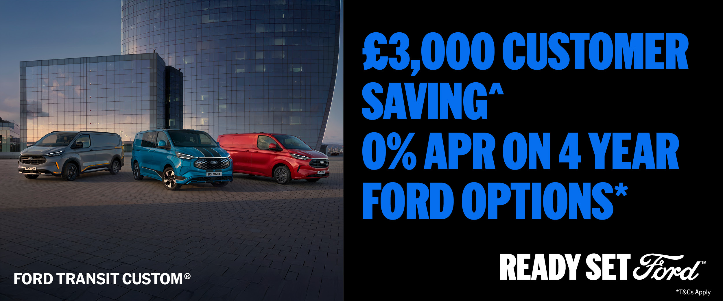 Ford Transit Custom Banner