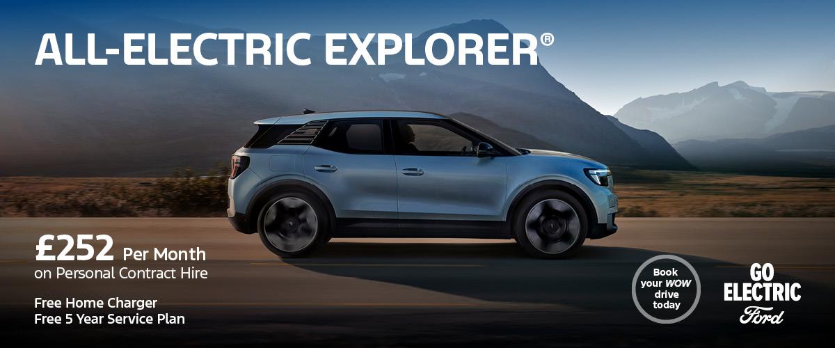 All-Electric Explorer Banner