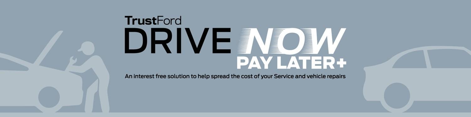 Drive Now Pay Later Banner Image